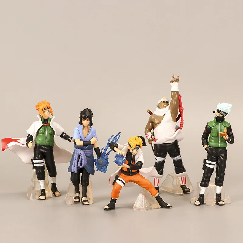 

Japanese Bandai 32 Generation 5 Naruto Hand-Made Model Naruto Kakashi Cartoon Children's Toy Night Market Stall Wholesale