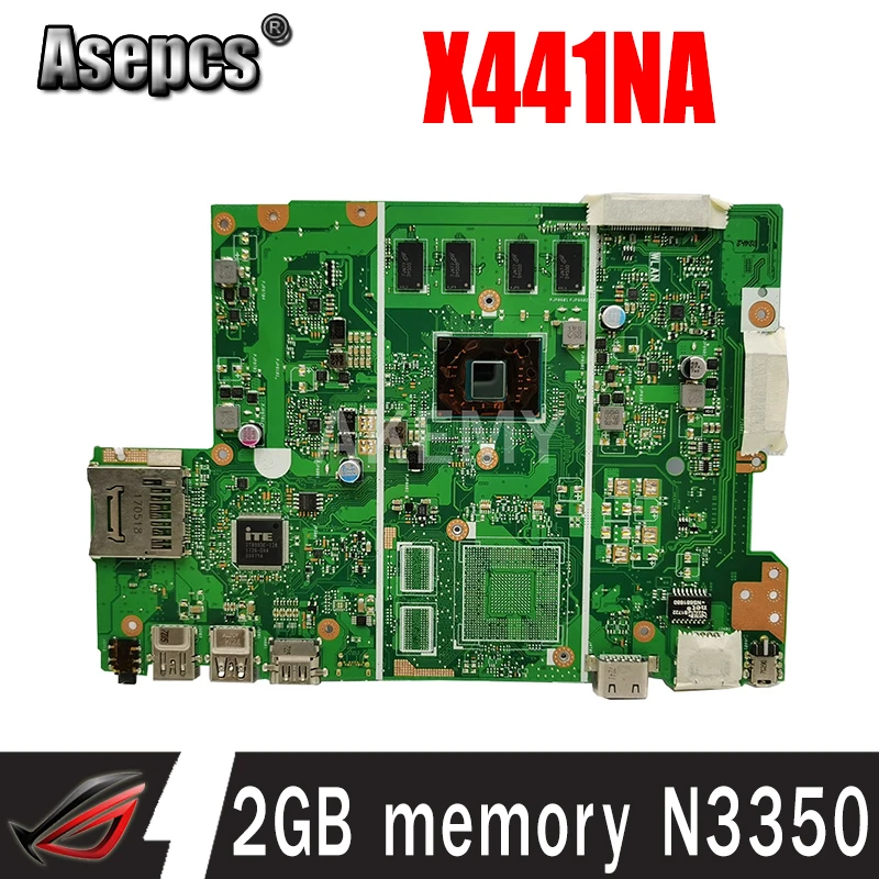 

New X441NA X441NC REV2.1 motherboard For ASUS X441NA X441N CPU Laptop motherboard 2GB memory N3350