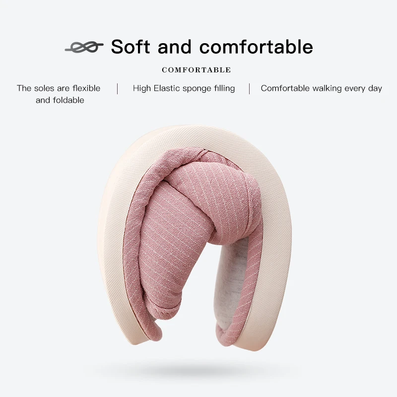 Льняные домашние тапочки Сезон весна-осень Женская домашняя обувь для спальни