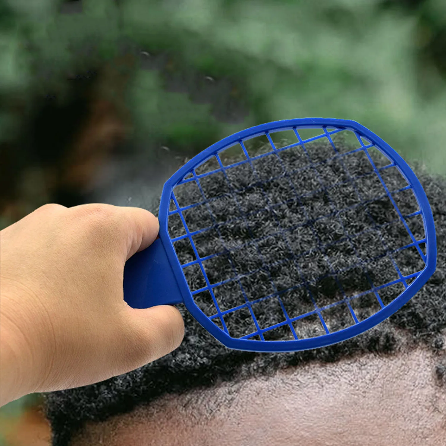 Портативная щетка для завивки волос 2 в 1 расческа завитых виде афро волнистых