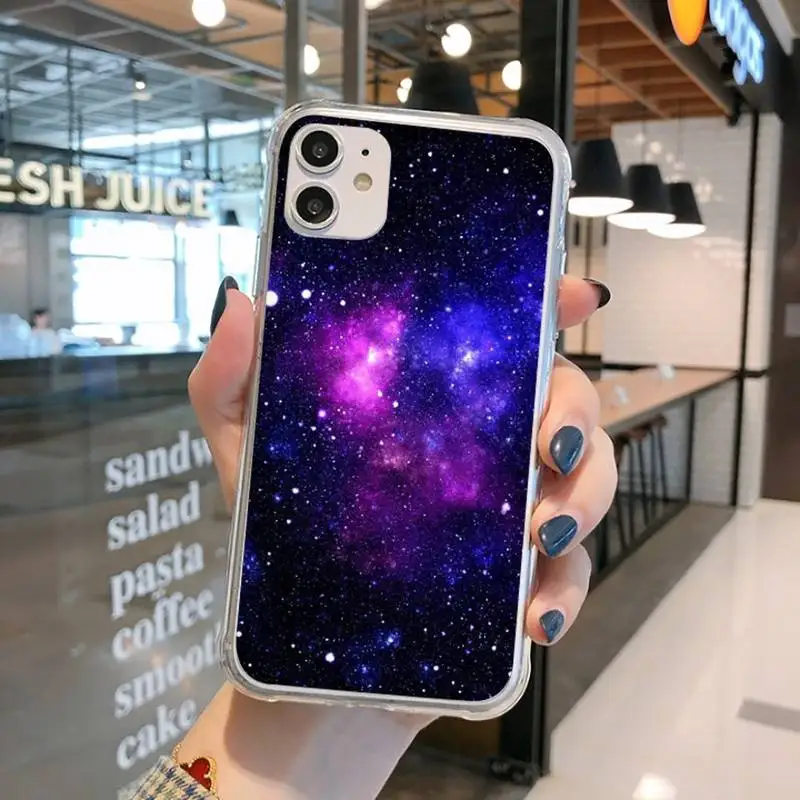 

Aircraft Moon Phone Case Transparent for iPhone 11 12 mini pro XS MAX 8 7 6 6S Plus X 5S SE 2020 XR