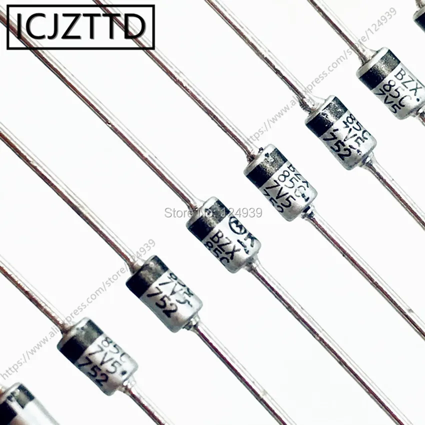 Оригинальный BZX85C6V8 6 8 в BZX85C7V5 7 5 BZX85C8V2 2 В BZX85C9V1 9 1 BZX85C10 10 BZX85 3 Вт DO 41 DO41|Замыкатели| |