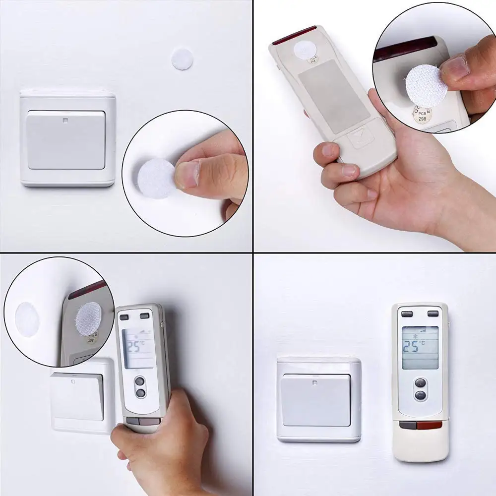 

1000 PCS Dots Self Adhesive Fastener Tap Disc Velcros Adhesive Strong Glue Magic Sticker Round Coins Hook