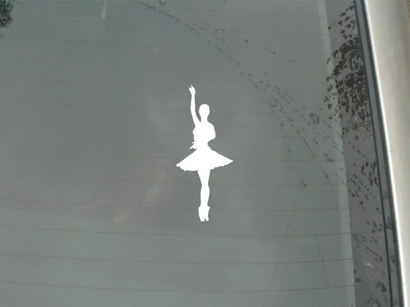 Красивые танцевальные автомобильные наклейки для балерины дизайн губ багажника