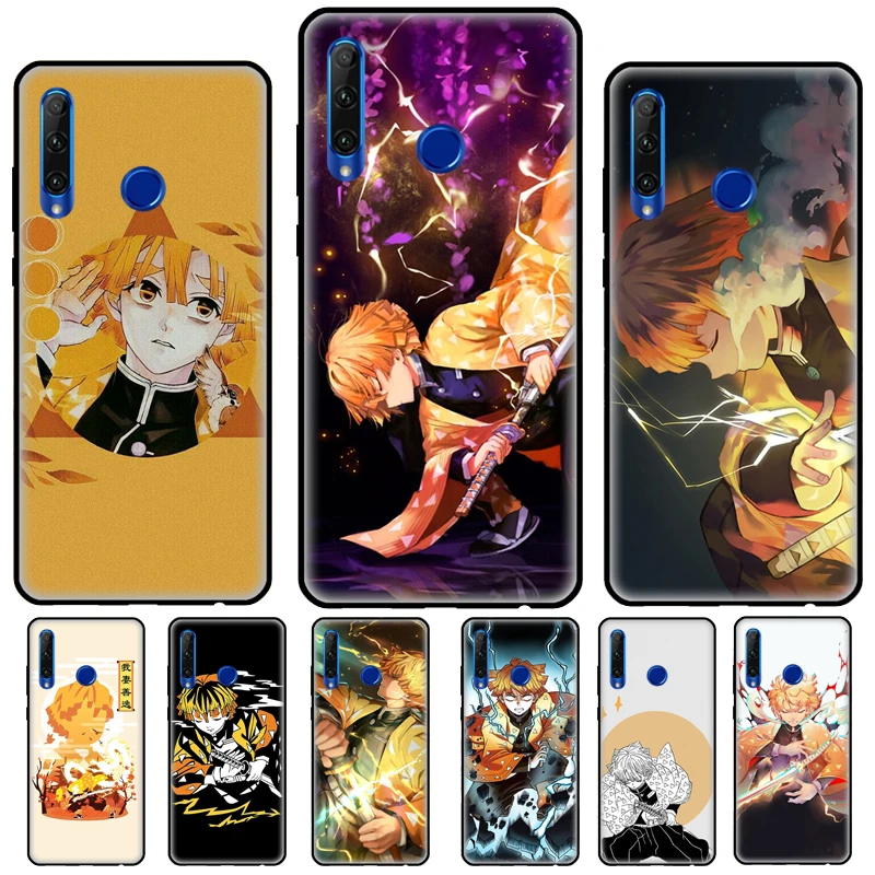 

Чехол Zenitsu Kimetsu no Yaiba для Huawei Honor 50 10 Lite 10X 8 9 7A 4C 6C Pro 7C 10i 6A 8A 8S 9S 7X 9X 8X, чехол
