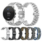 Деловой ремешок из нержавеющей стали для Suunto 9 Peak, ремешок для часов, металлический браслет, ремешок для часов, Сменные аксессуары