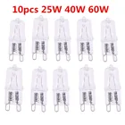 10 шт. 120 в 25 Вт 40 Вт 60 Вт печь светильник лампочка G9 высокое Температура лампы отпариватель светильник G9 печь светильник ing лампы