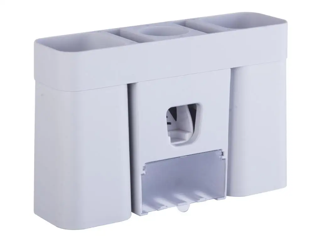

Convenient Magnetic Toothbrush Holder Save Space Storage Dust-proof Bathroom Accessories Automatic Durable Toothpaste Dispenser