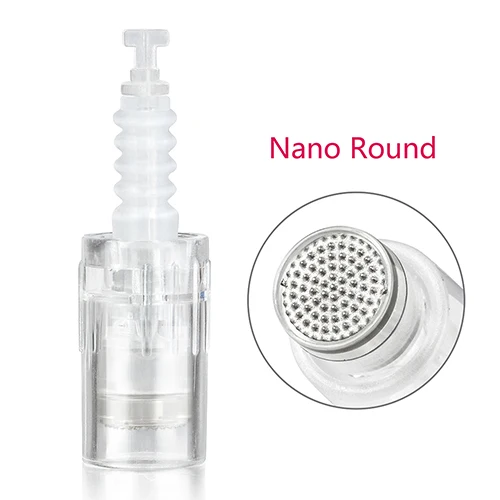 Nano Round 10 шт. Сменные штыковые картриджи иглы для M7/M5/N2 Электрический Dr.Pen Дерма ручка микроблейдинг иглы микро нано иглы - Габаритные размеры: Nano Round
