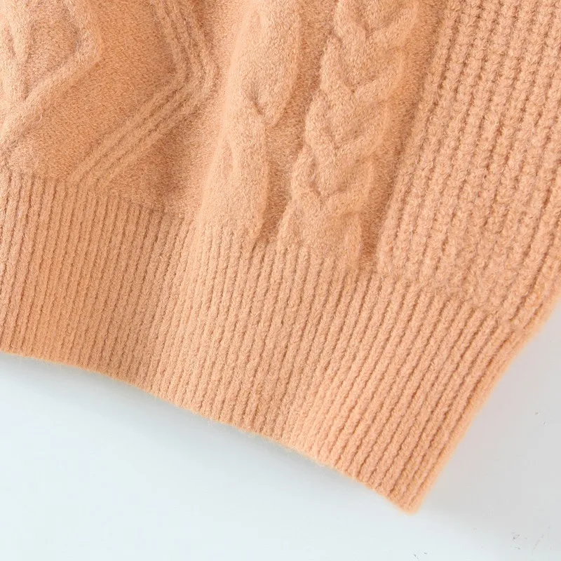 

Alldoke Casual Knitted Vest Women Spring Summer 2021 V Neck Sleeveless Knitting Coat Vest Vintage Solid Ladies Short Vest Mujer