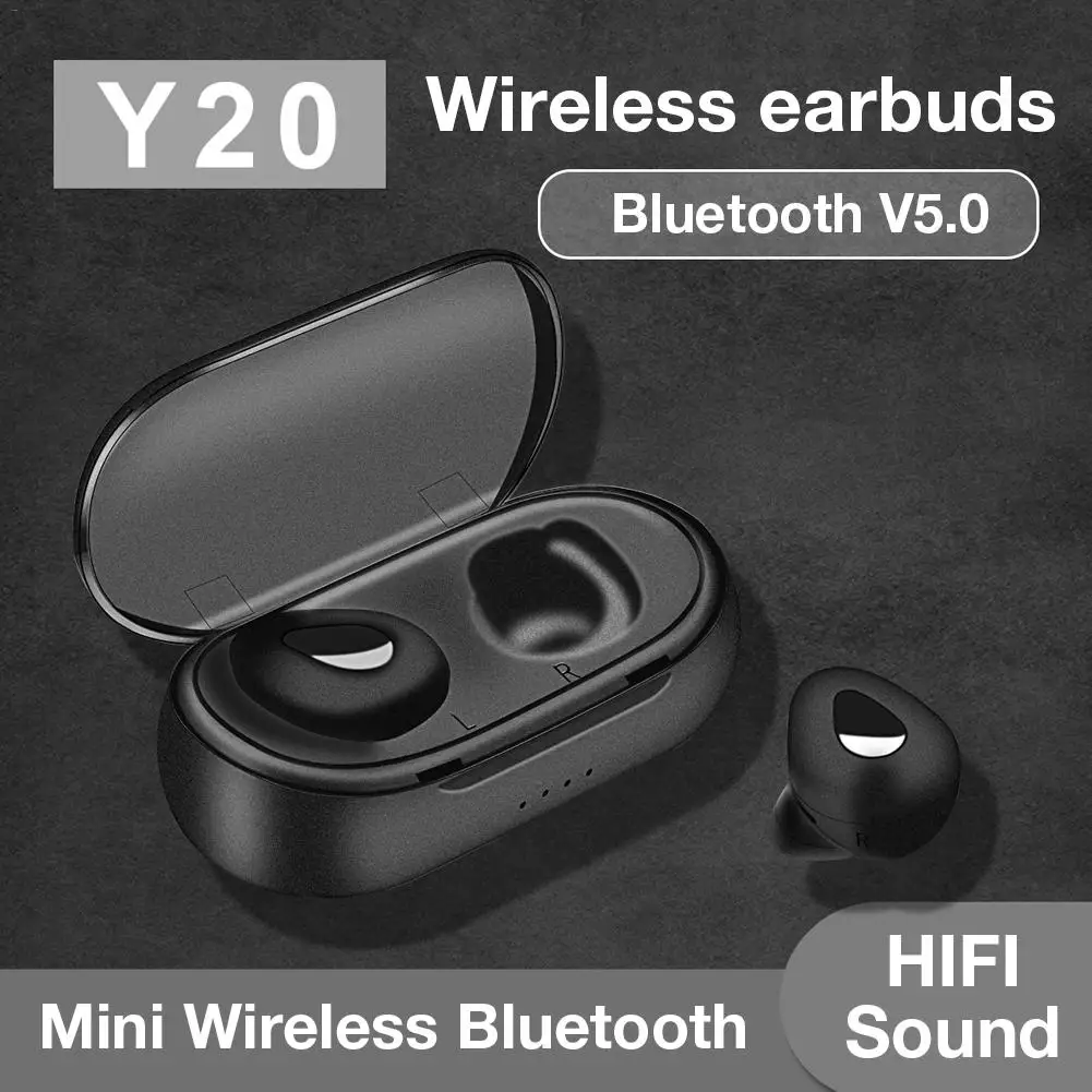 Беспроводные мини наушники Y20 с поддержкой Bluetooth 5 0 спортивные стереонаушники HD