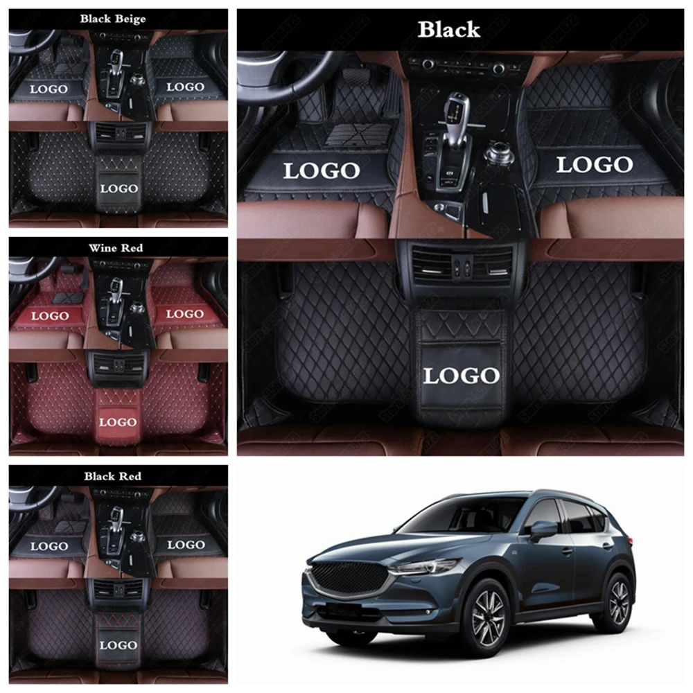 Автомобильный напольный коврик для Mazda Cx-3 Cx-5 Cx-7 Cx-8 3 5 6 8 Atenza пользовательский
