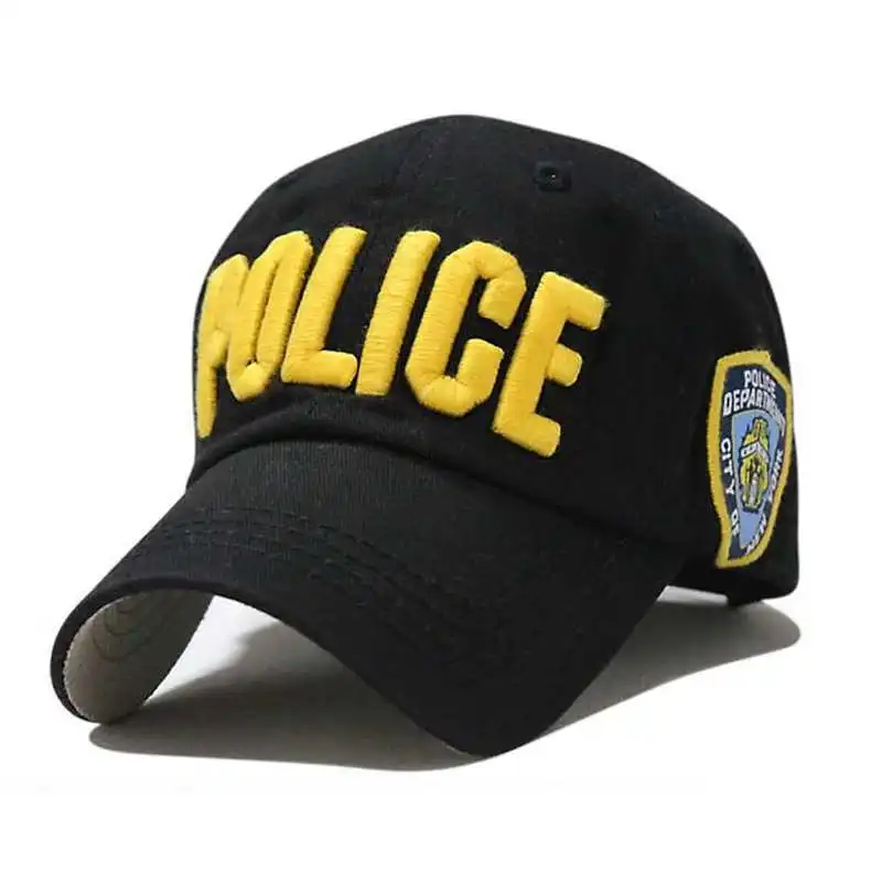 Мужская и женская уличная бейсболка с вышивкой полиция FBI Snapback для друзей корабль
