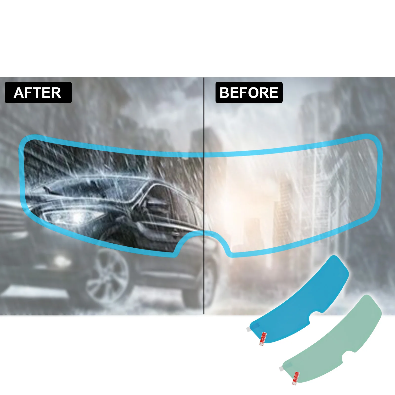 Универсальная защитная пленка для шлема противотуманный козырек автомобильных