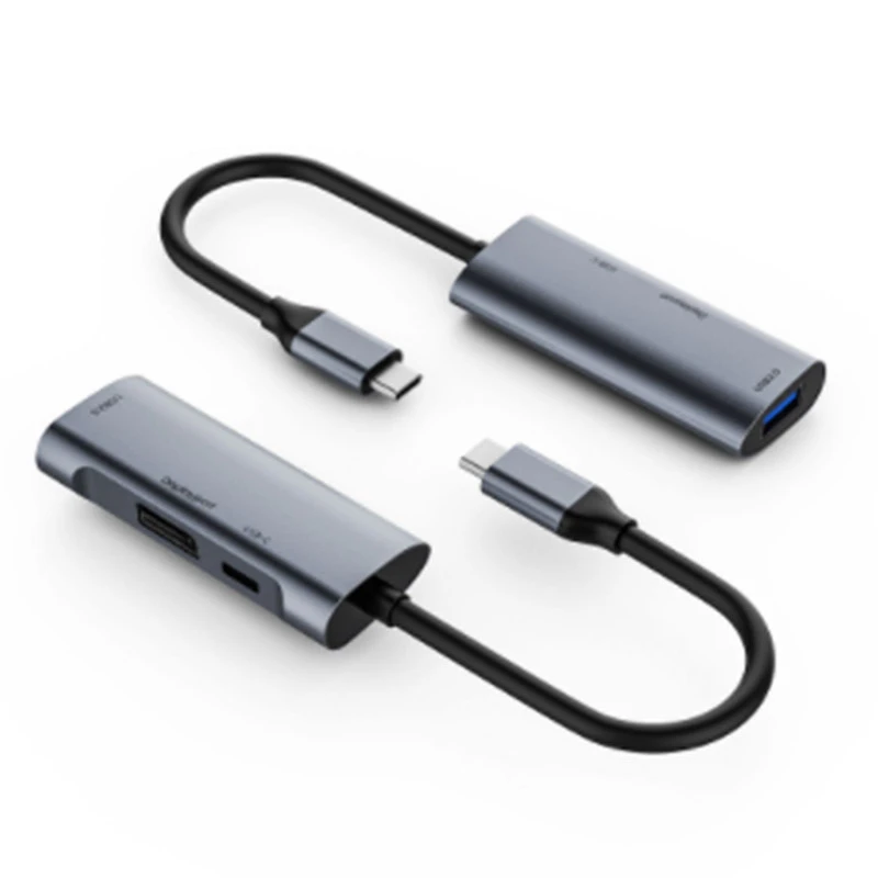 Док-станция 3 в 1 USB C HUB Type-C 4K @ 60 Гц DisplayPort PD Вт 2 0 | Компьютеры и офис