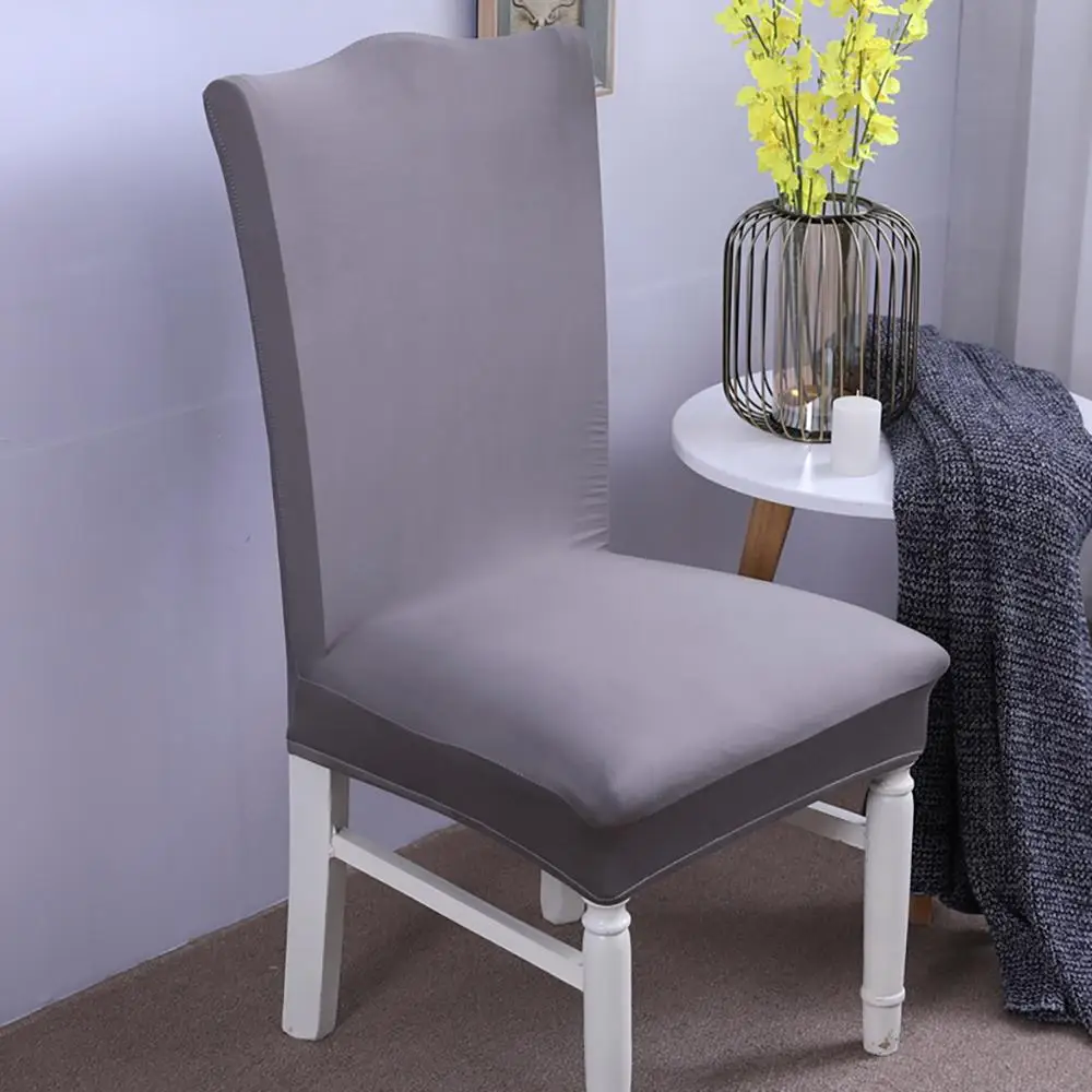 Однотонный съемный чехол для сиденья с защитой от грязи эластичный Чехол стула