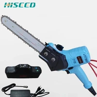 charging chain saw household electric hand held wood cutting saw 40v lithium battery saw 1000 1200w