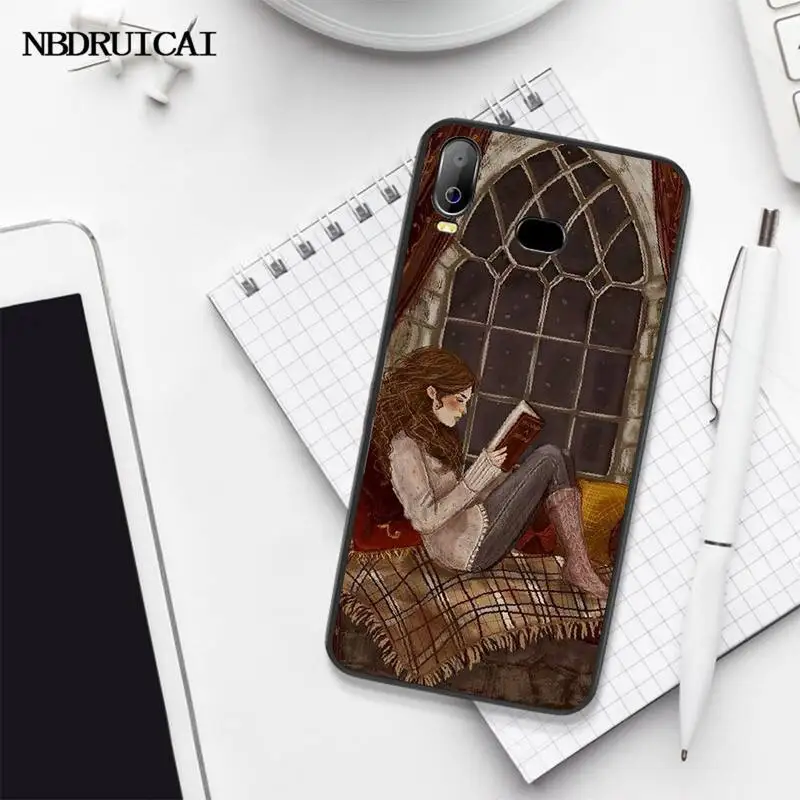 PENGHUWAN Hermione Jean Granger Новое поступление черный чехол для сотового телефона Samsung A10 A20