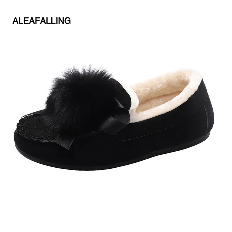 Aleafalling/Новинка классические женские ботильоны без застежки уличные ботинки для