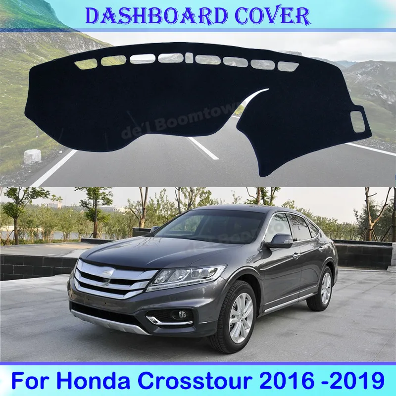 

Car Dashboard Cover Protective Pad For Honda Crosstour 2016-2019 Accessories High quality SunShade Carpet Cover Anti-sun Anti-UV