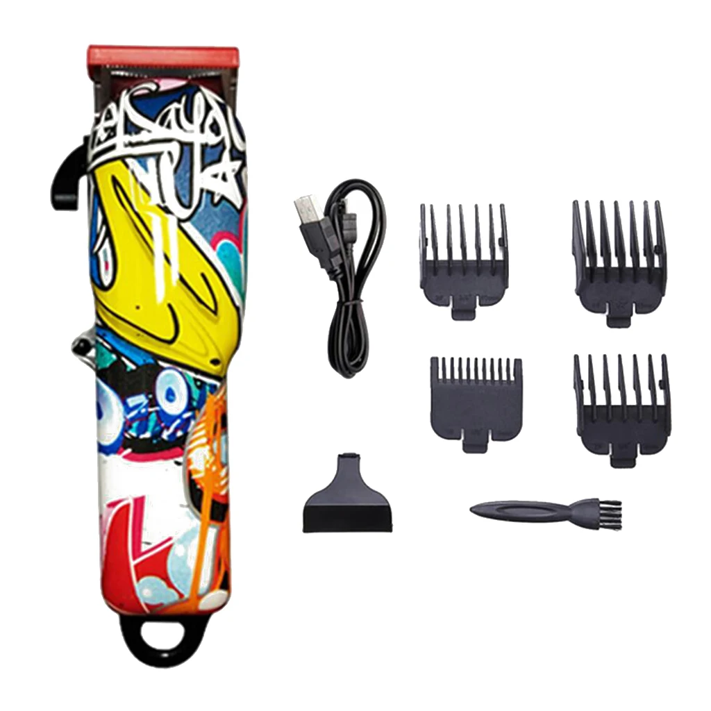 

Graffiti Electric Hair Rechargeable Hair Cutting Kit with 4 Guide Combs