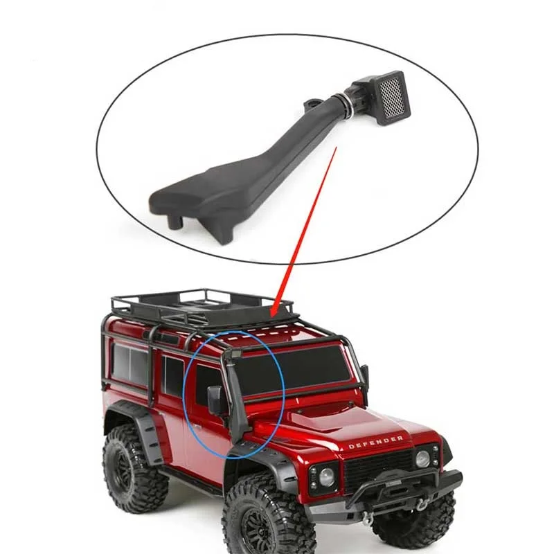 Черная резиновая трубка для 1/10 RC Crawler Car Traxxas TRX-4 Defender TRX4 T4 аксессуары | Игрушки и