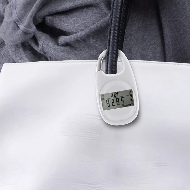 

Portable Carabiner Step Counting Pedometer Fitness Calorie Digital Silent Induction Multi-Function Walking Distance Fitness Set