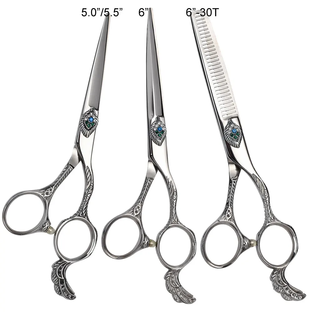 Профессиональные японские высококачественные Парикмахерские ножницы 440C 5/6