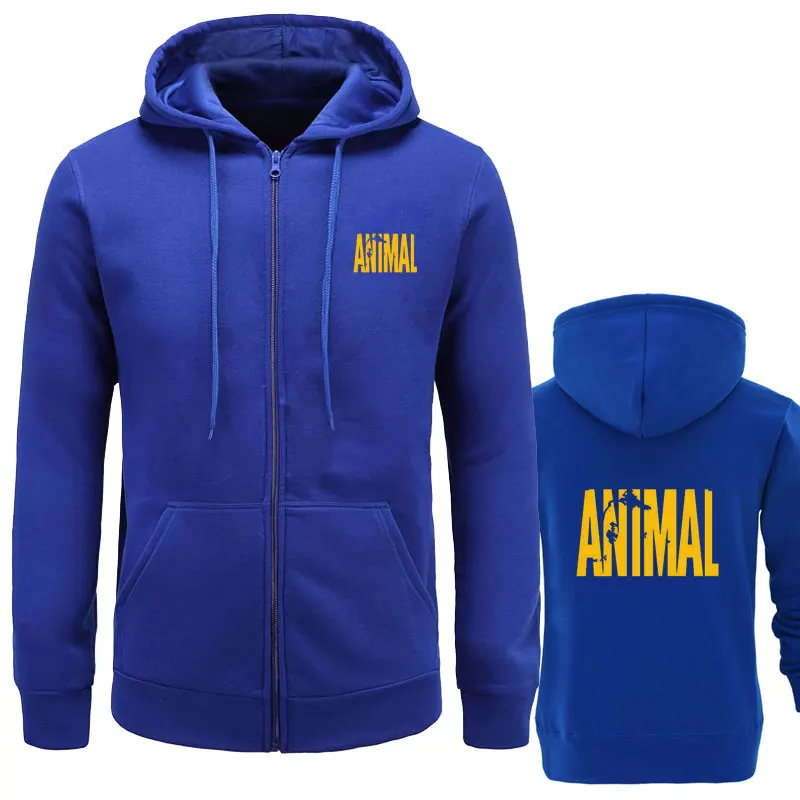 Толстовки мужские 2020 осень зима Musclefitting Бодибилдинг животное фитнес Толстовка