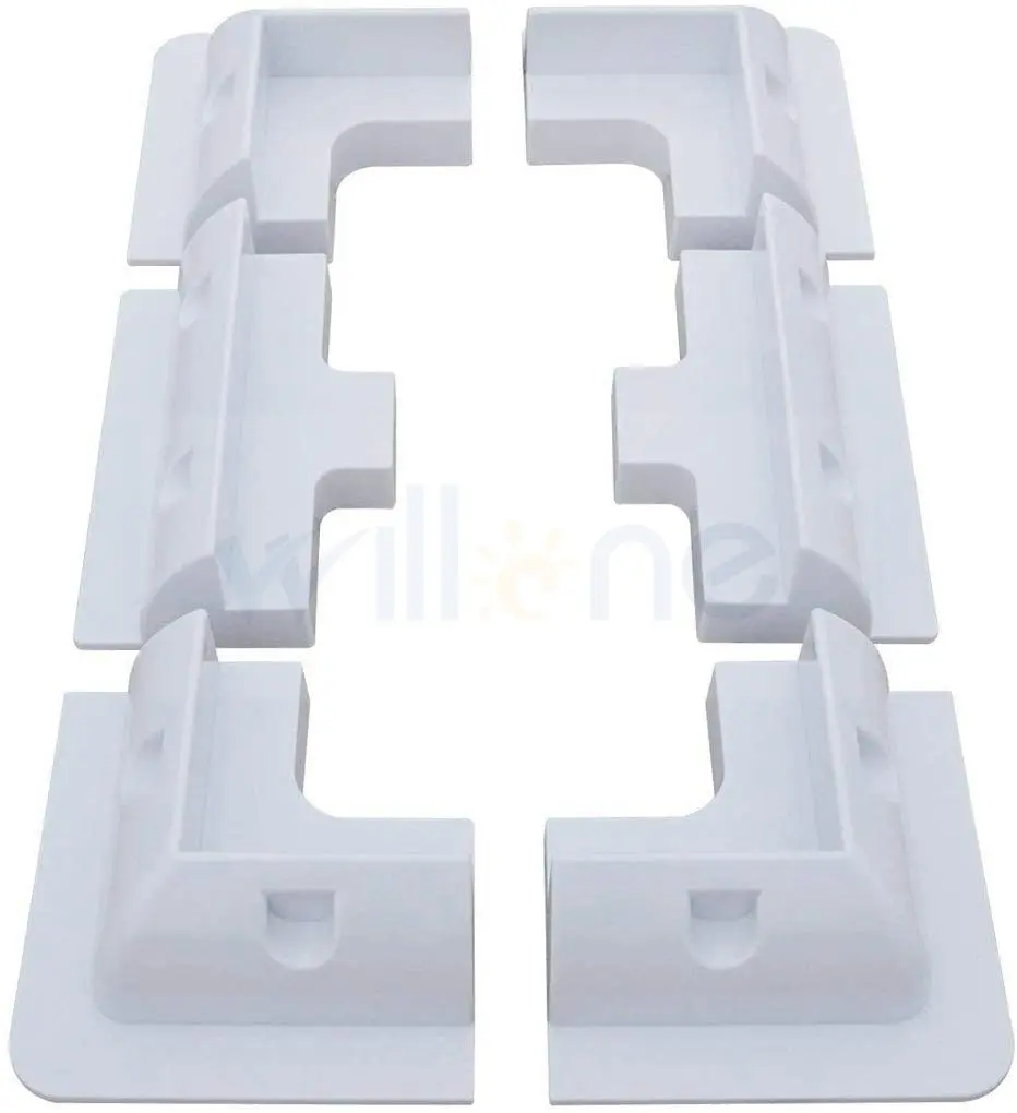 

Willone Solar Panel Roof Drill-Free Corner Bracket Mount for RV, Boats, Caravans, Marine, Motorhomes - Set of 6(Corner Bracket)
