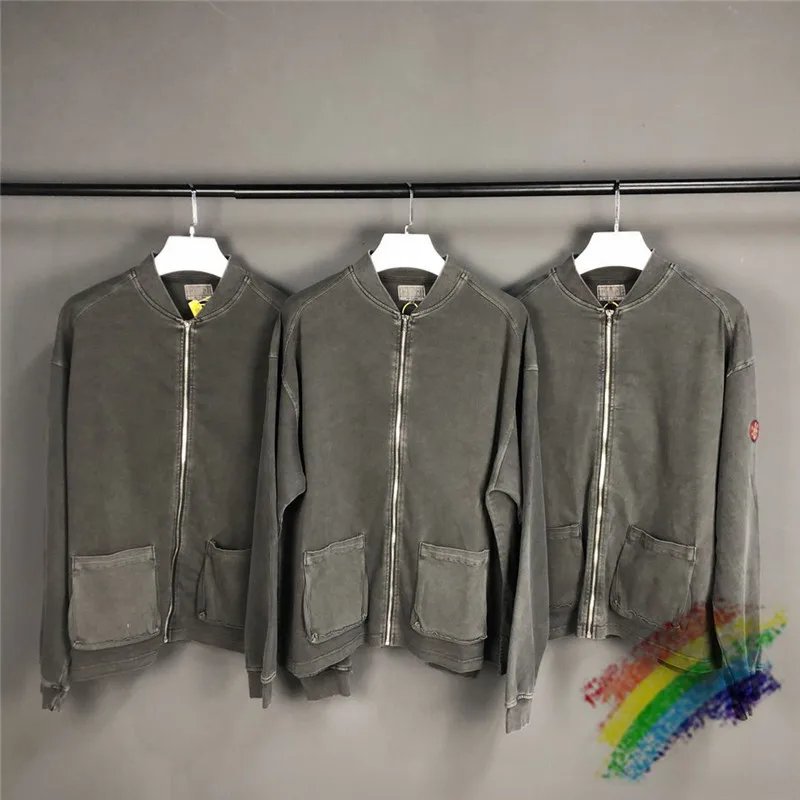 

CE/CAVEMPT 19AW SWEAT SLEEVE OVERDYE ZIP Jacket Men Women 1:1 High quality Japan Casual Streetwear Cav Empt jacket Coat