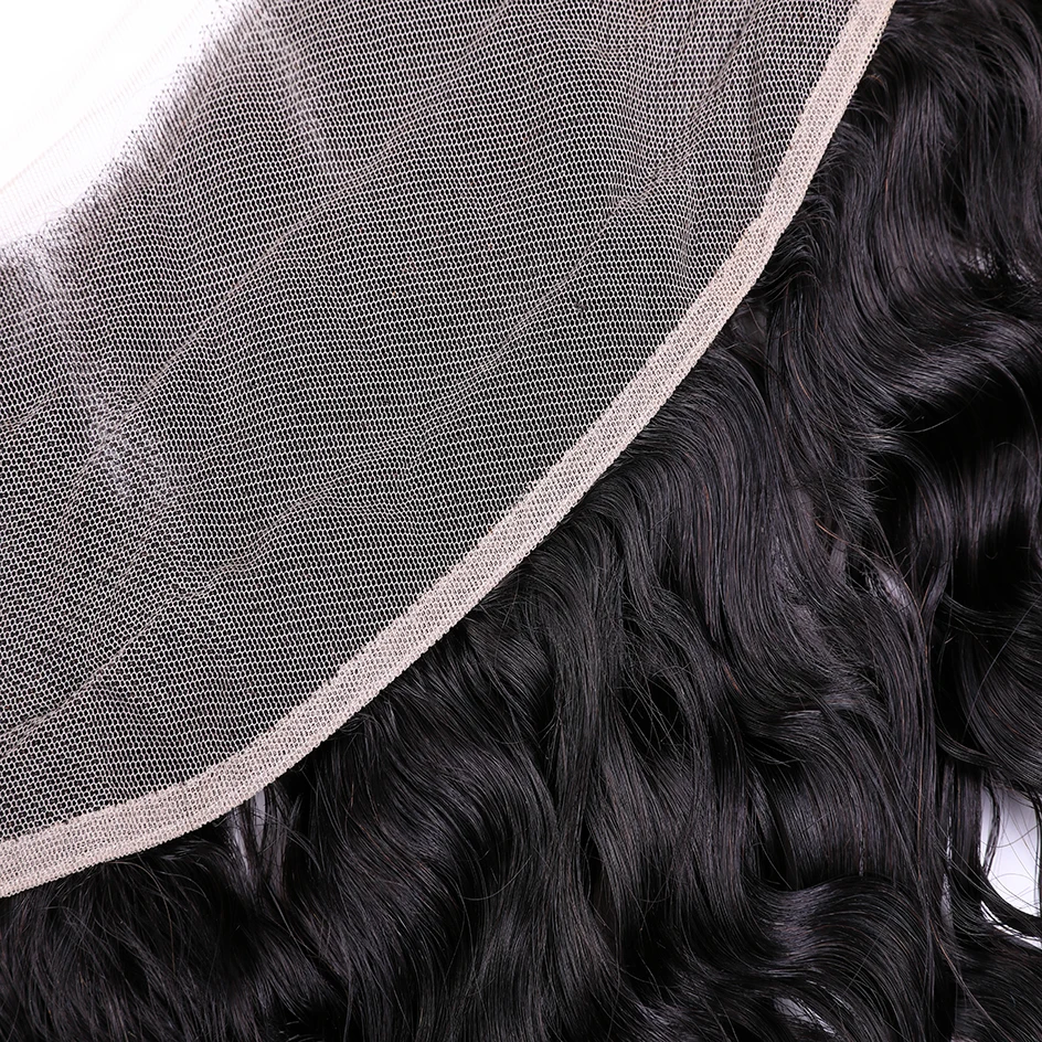 Natural Wave 13x4 Lace Closure Frontal Color Transparent 100% Human Hair 8-22inches