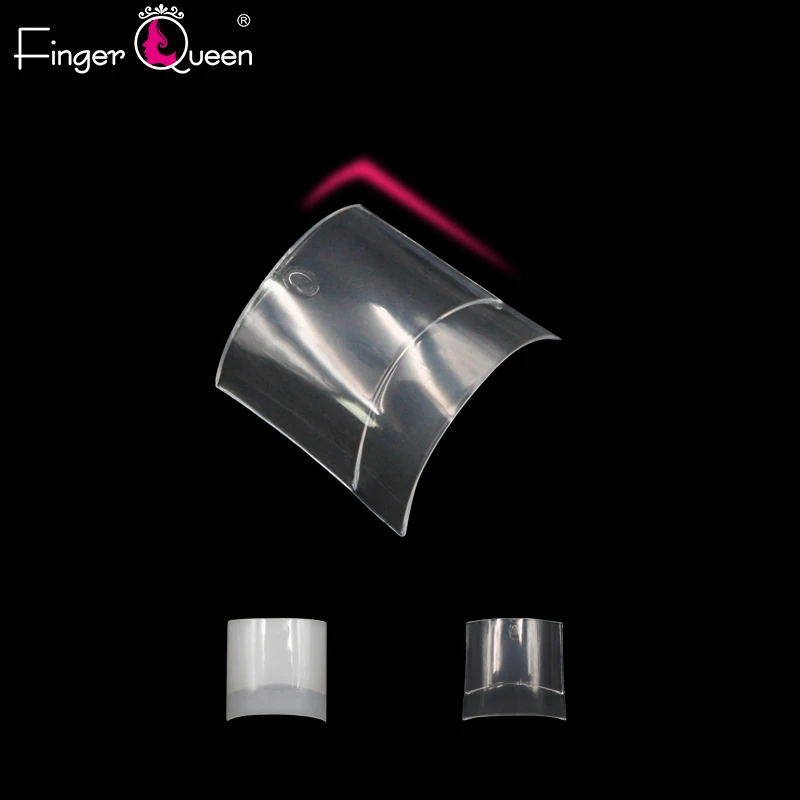 1 набор французской Ложные акриловые Типсы Полное/накладные ногти/половина