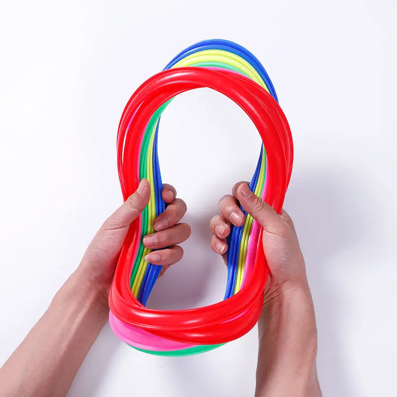 Children's outdoor games jumping grid parent-child kindergarten early education vaulting horse training ring toys WYW | Игрушки и