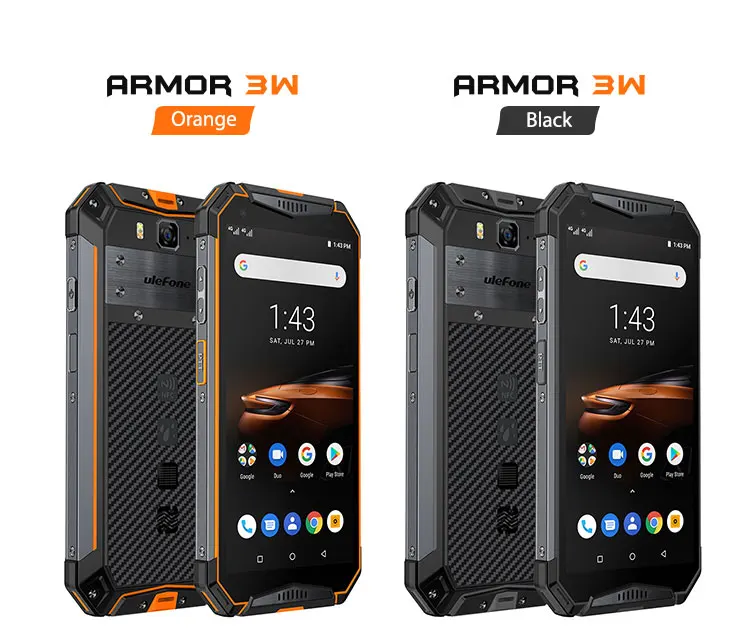Ulefone Armor 3 Вт IP68 водонепроницаемый мобильный телефон 10300 мАч 5," FHD+ Восьмиядерный 6 ГБ+ 64 ГБ helio P70 Android глобальная версия Smart
