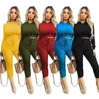2021 new two piece outfits for women winter clothes tracksuit women 2 piece sets outfits long sleeve seatshirt pants