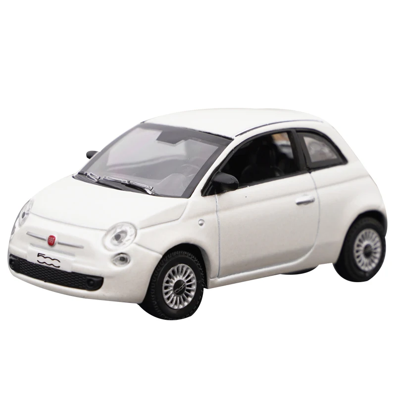 Бесплатная доставка Новинка 1:43 Fiat 500 модель автомобиля из сплава Литые и