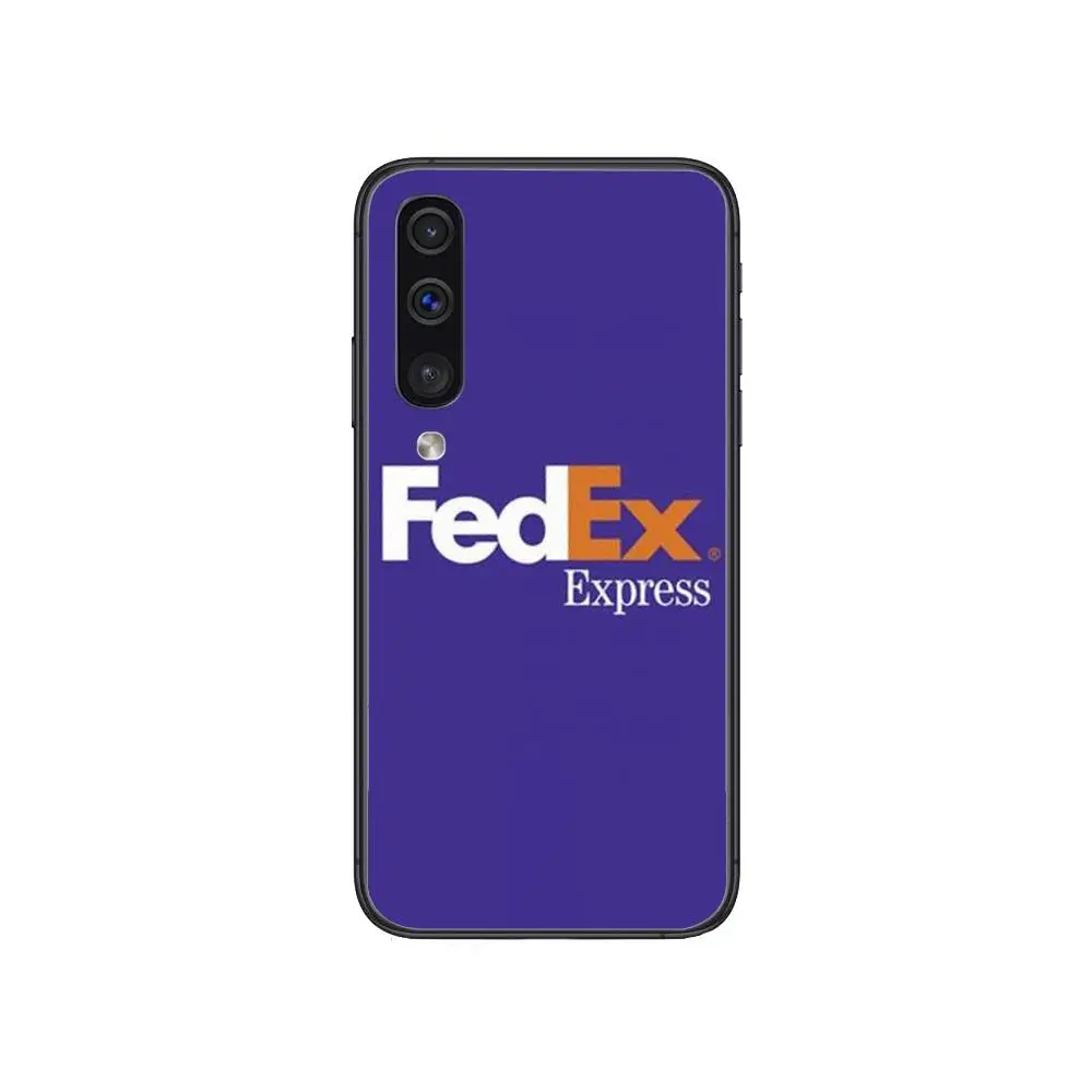

express TNT UPS Phone cover hull For SamSung Galaxy S 8 9 10 20 21 S30 Plus Edge E S20fe 5G Lite Ultra black soft