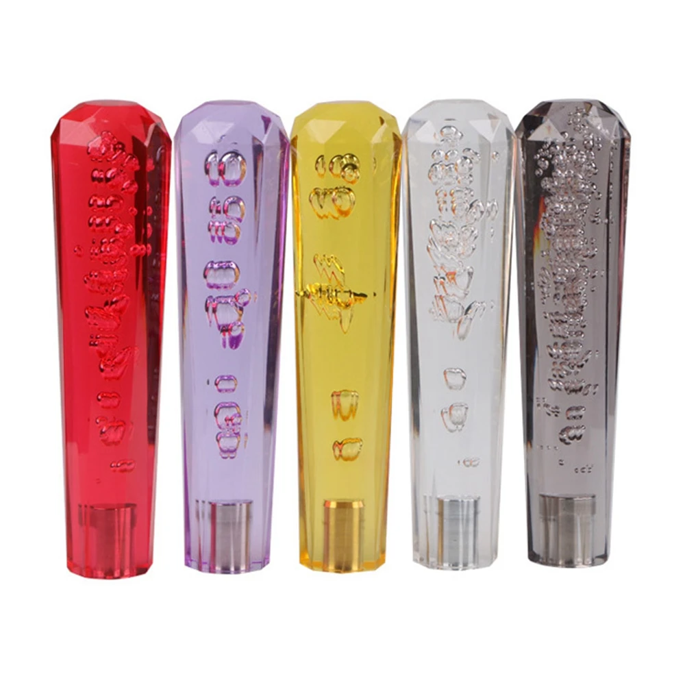 

Car Universal Acrylic Crystal Bubble Shift Knob 20cm Gear Knob for Manual gear Car Stick Lever Head Shift