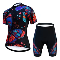 cycling jersey set women 2022 new pro team summer breathable short sleeve mtb bike suit bicycle clothing ciclismo clothes