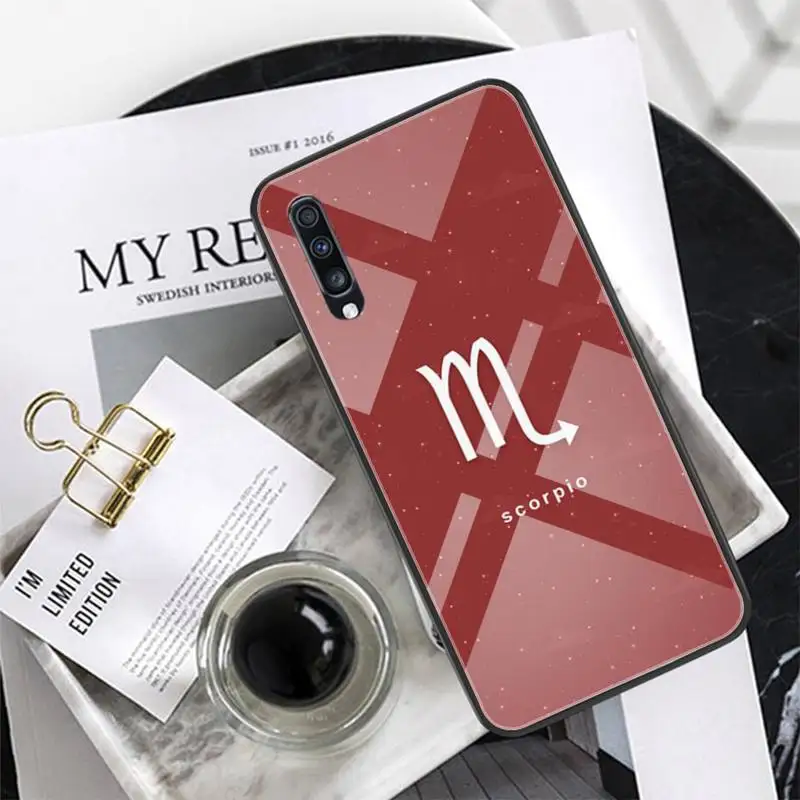 

Constellation Capricorn Glass Phone Case Coque Fundas For Xiaomi Redmi Note 7 5 4 6 6A Mi 8SE 8 6 Lite Mix 2 2s Note 3 Cover