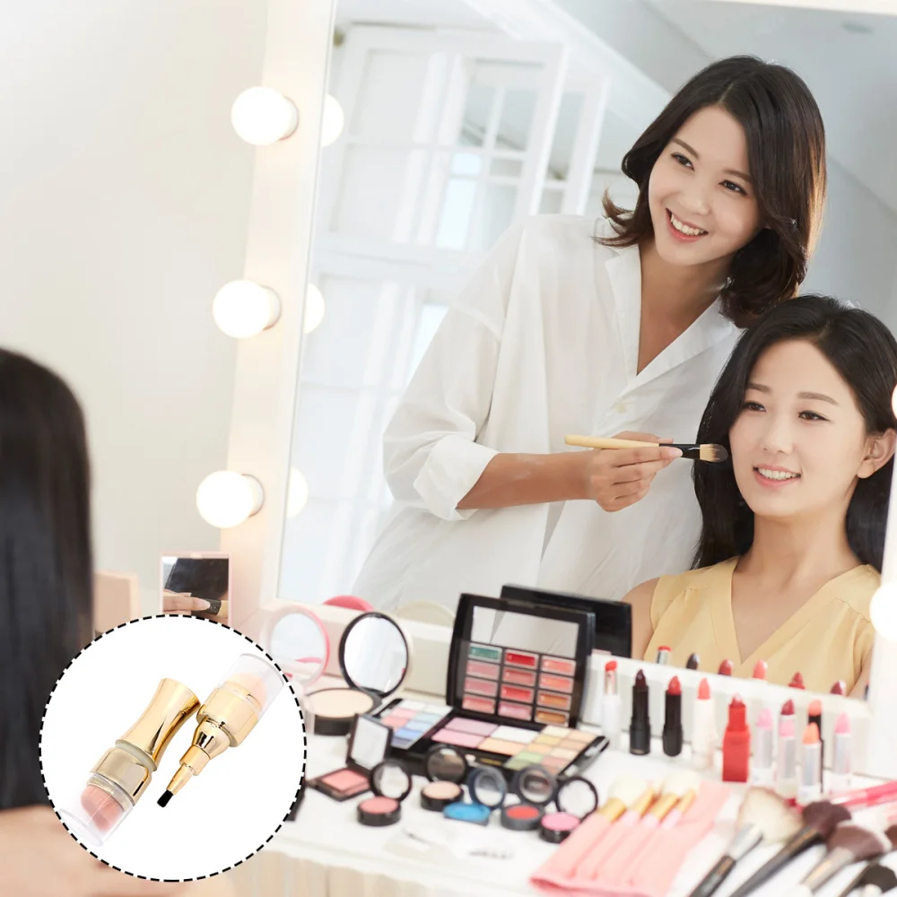 

4 in 1 Multi-functional Portable Makeup Brush Cosmetic Brush Makeup Tool for Blush Eye Shadow Liquid Foundation