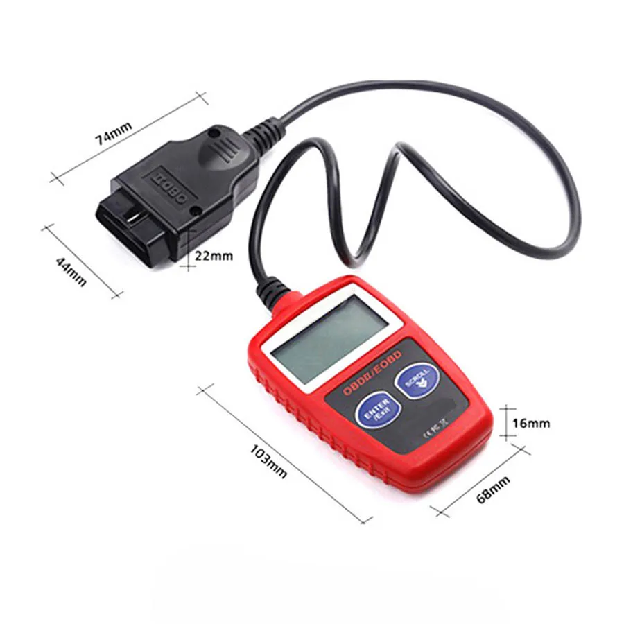 Считыватель кодов автомобиля MaxiScan MS309 CAN BUS OBD2 EOBD OBD II диагностический сканер ms 309