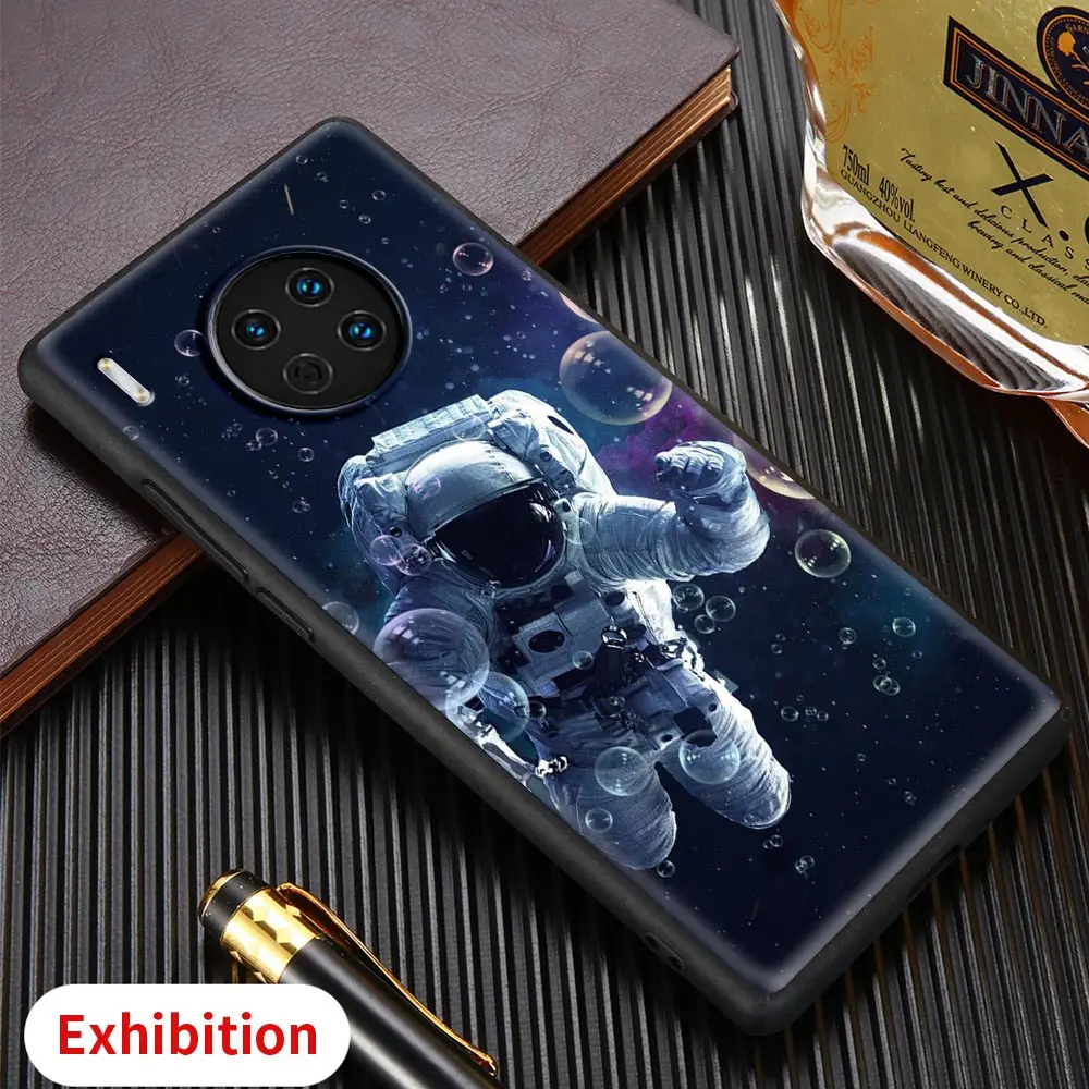 

Astronauts Shockproof Phone Case for Huawei Mate 10 20 30E Lite Pro 5G Mate 40 Pro Plus Rs Shell Silicone Fundas