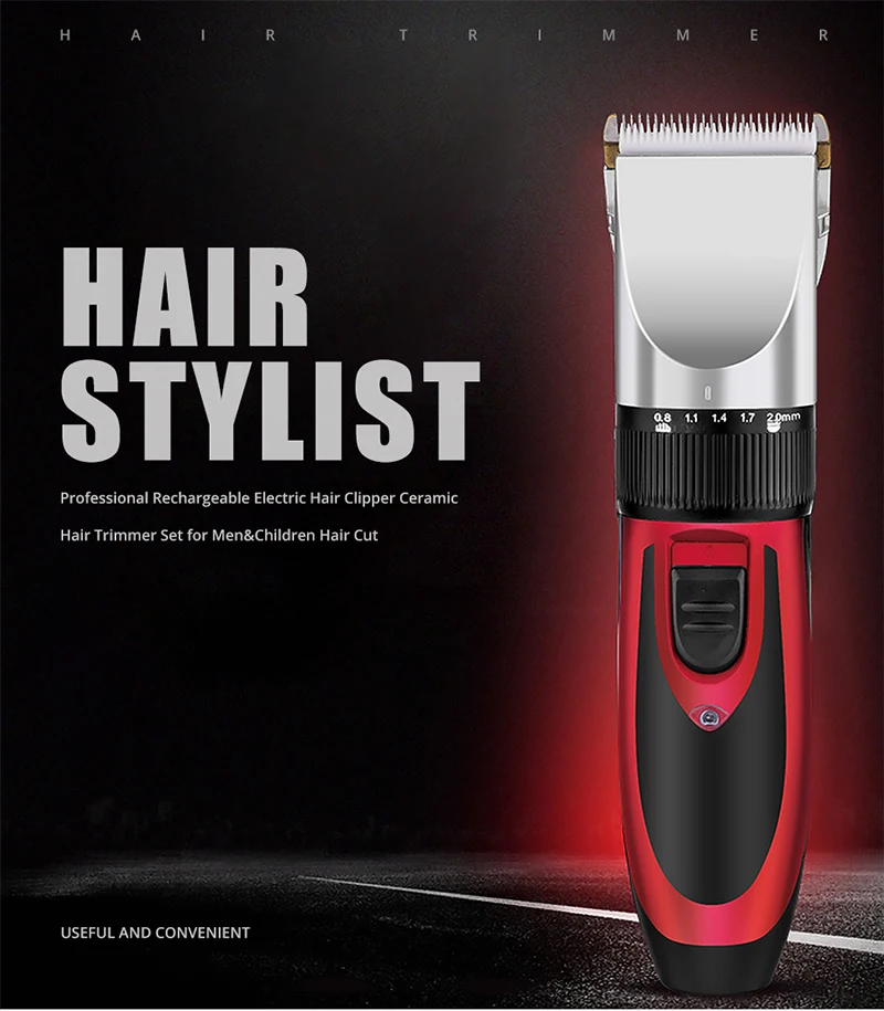 Электрическая машинка для стрижки волос триммер парикмахерской электрическая