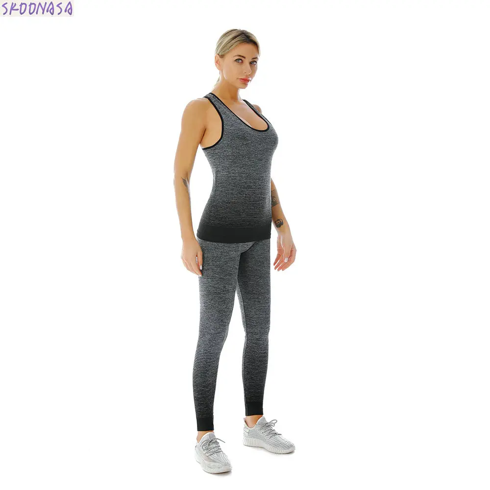 Новейшие спортивные костюмы для бодибилдинга и йоги профессиональный бесшовный