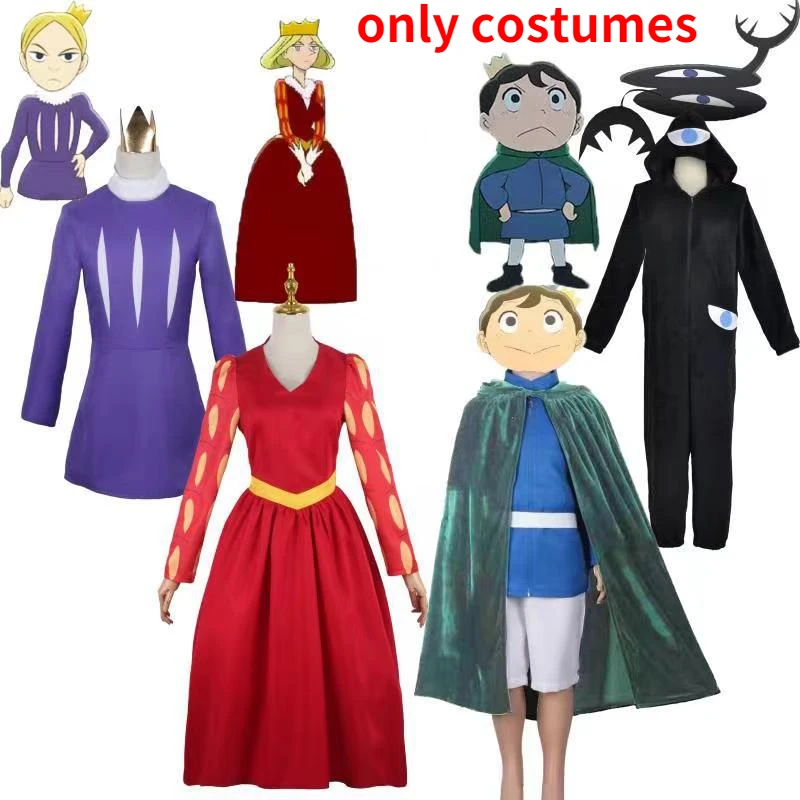 

4 вида стилей Аниме рейтинг королей Косплей костюмы Bojji Униформа платья плащ Одежда Рождество взрослые и дети