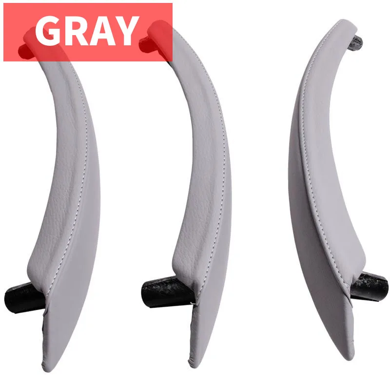 3PCS/set RHD Right Hand Drive Beige Outer Leather Interior Inner Door Pull Handle Trim Cover Panel For BMW E70 E71 X5 X6 2007-13 |