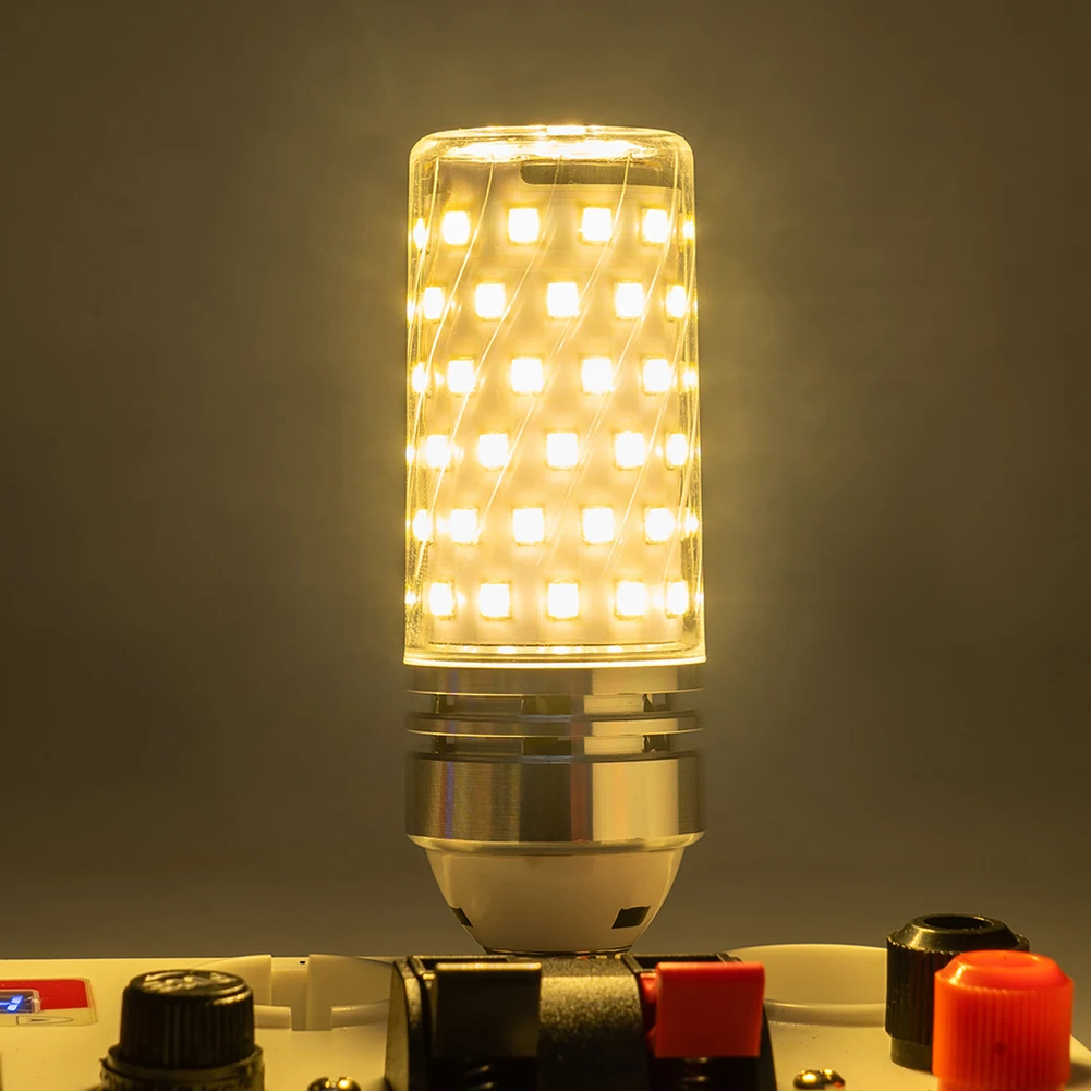

LED E27 Candle Light Bulb Colorful Dimmable Low Energy Lamps Corn Lighting 2700K12W/16W