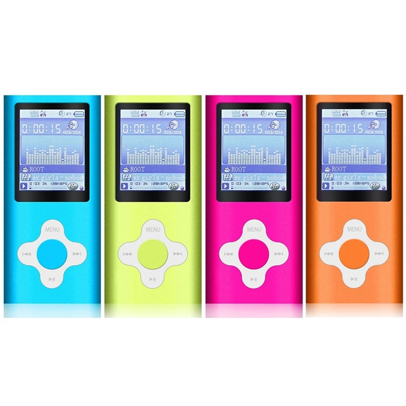 Стильный Mp3/Mp4 плеер с 16 Гб Micro Sd картой Sup порт просмотра фотографий мини Usb 1 8 Lcd